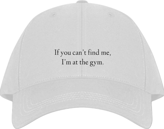 workout gym pilates Baseball cap White 14