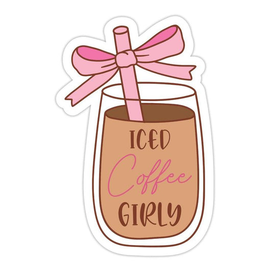 Sticker ICED COFFEE GIRLY 14