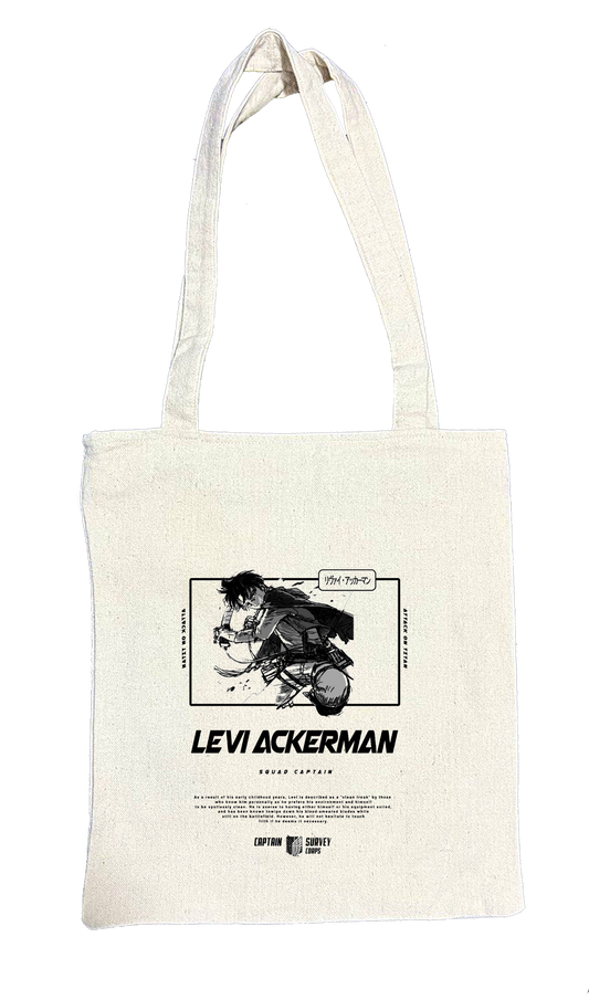 Anime Attack on titan shingeki no kyojin Aot biege tote bag 13