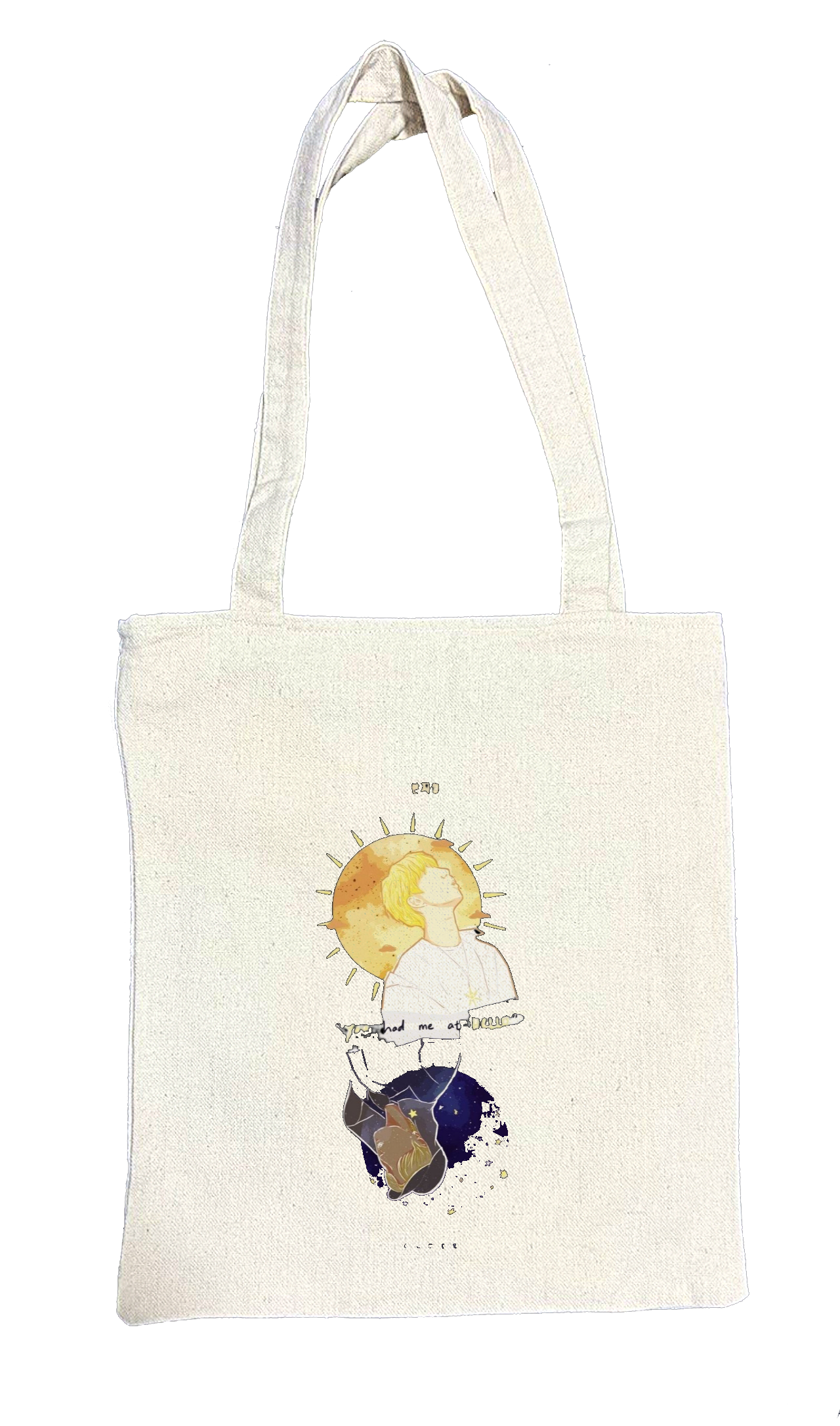 BTS tote bag beige 14