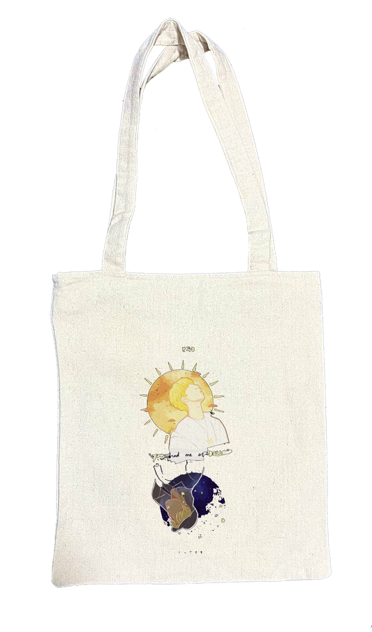 BTS tote bag beige 14