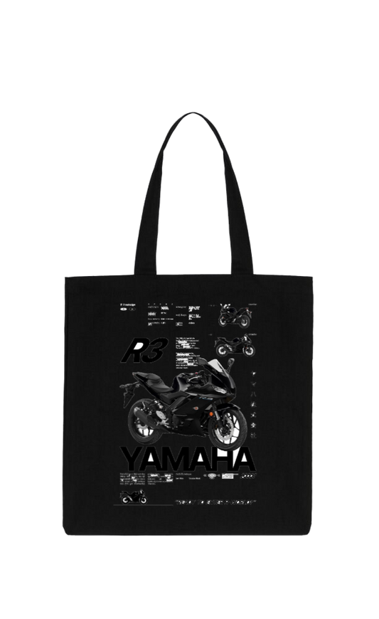 MOTOR CYCLE tote bag Black 14