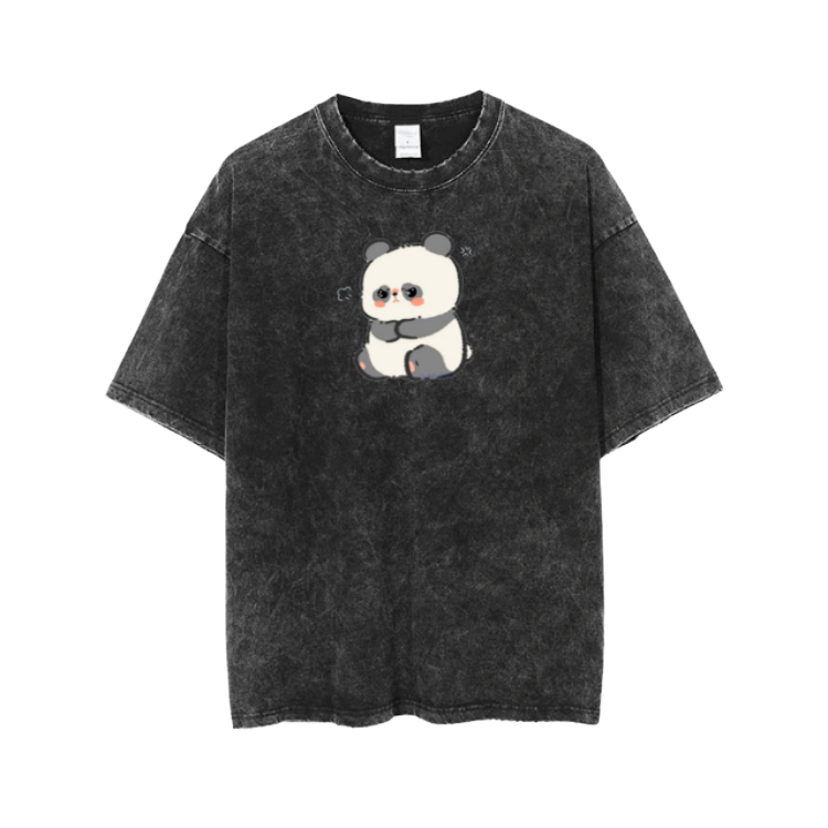 PANDA One Size t- shirt Washed 14