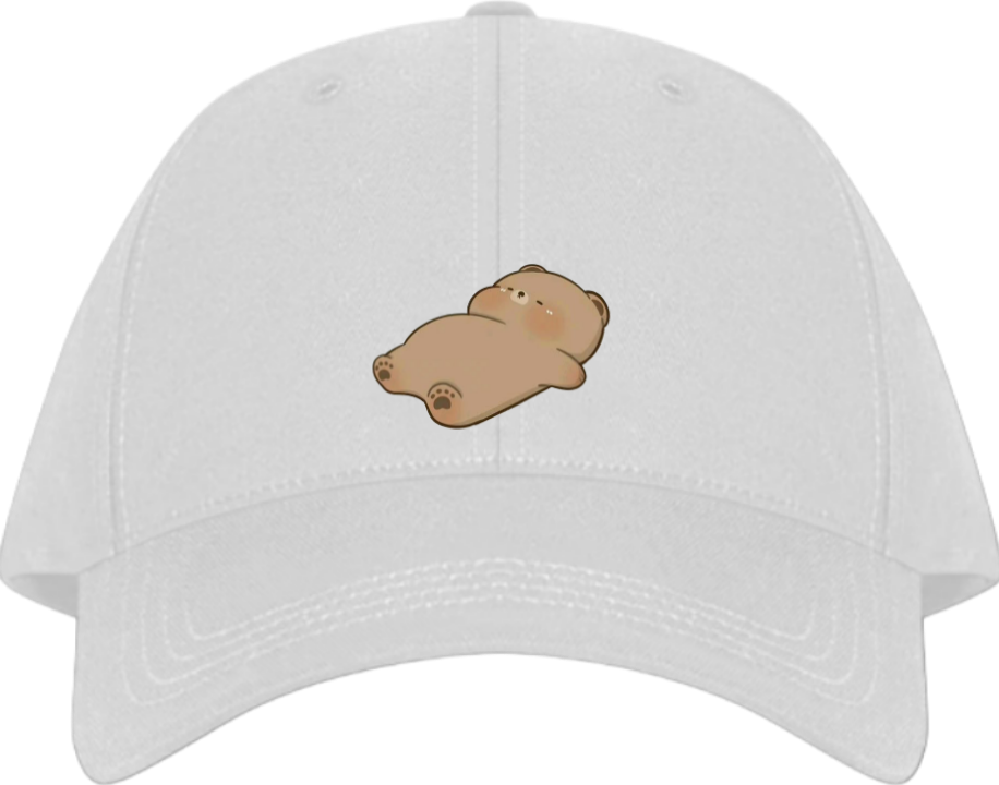 bear Baseball cap White  14
