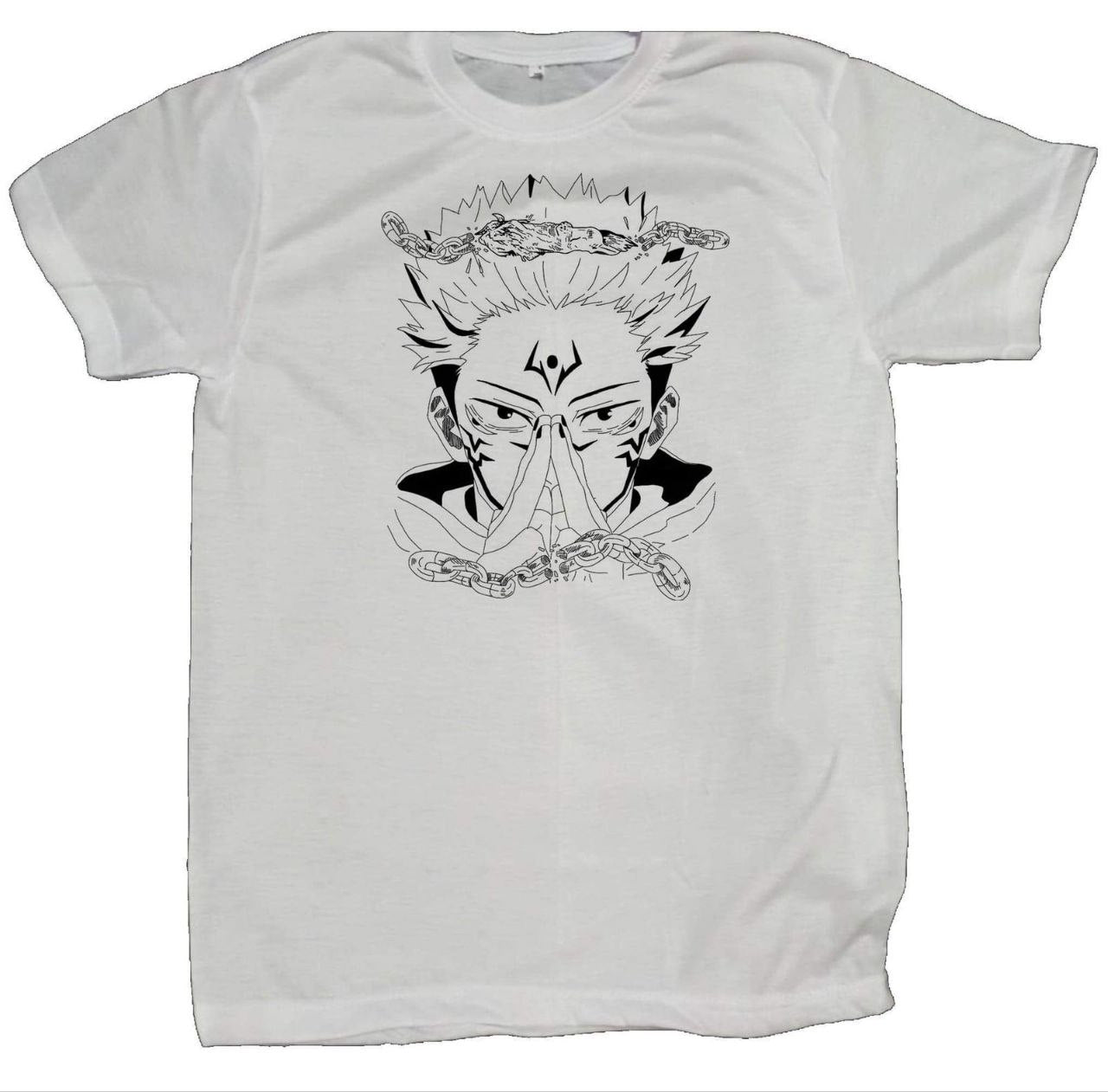 tjujutsu kaisen GOJO fit t- shirt White 27