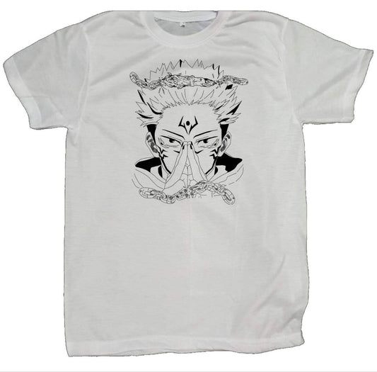 tjujutsu kaisen GOJO fit t- shirt White 27