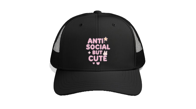 Baseball cap Black ANTI SOCIAL 196