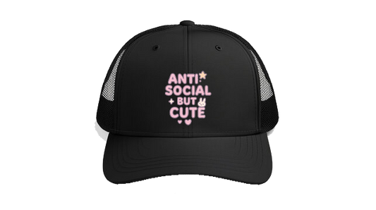 Baseball cap Black ANTI SOCIAL 196