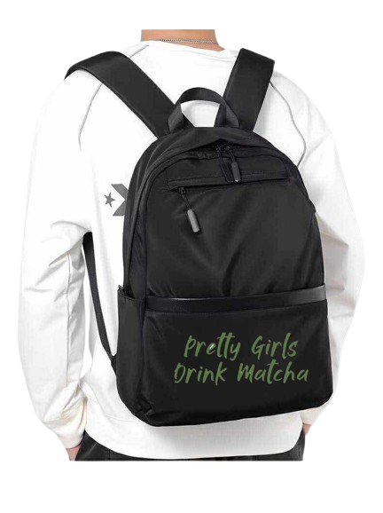 Pretty Girls Drink Matcha School Back bag bag 196