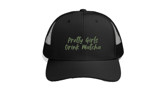 Baseball cap Black Pretty Girls Drink Matcha 205