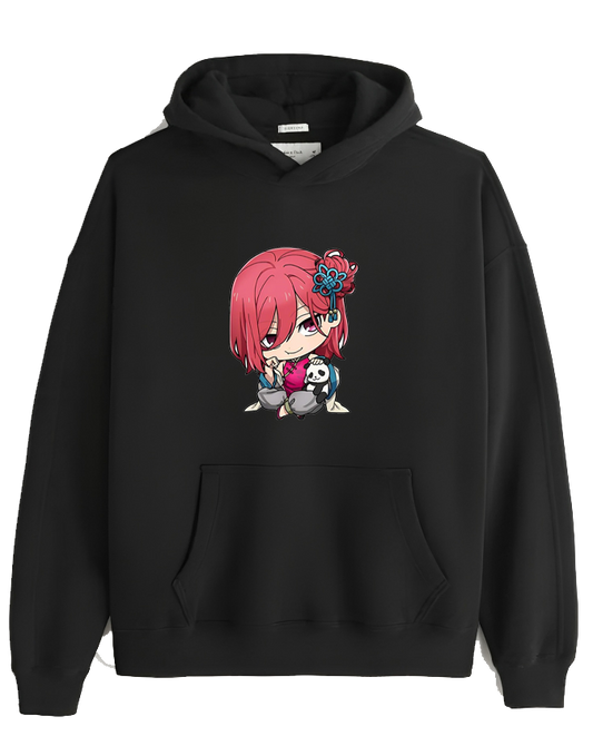 blue lock One Size hoodie Black 15