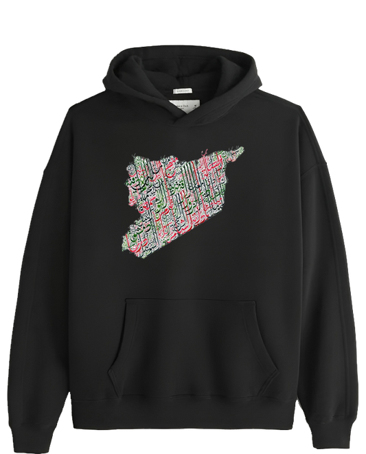 Syria One Size hoodie Black 15