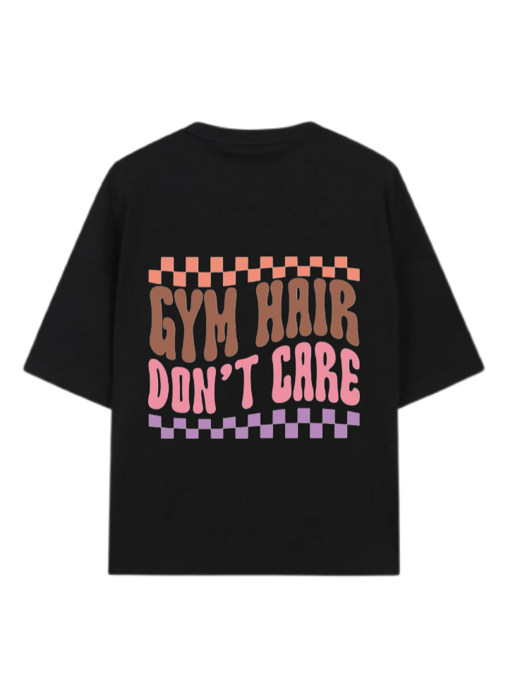 workout gym pilates One Size t- shirt Black Back 15