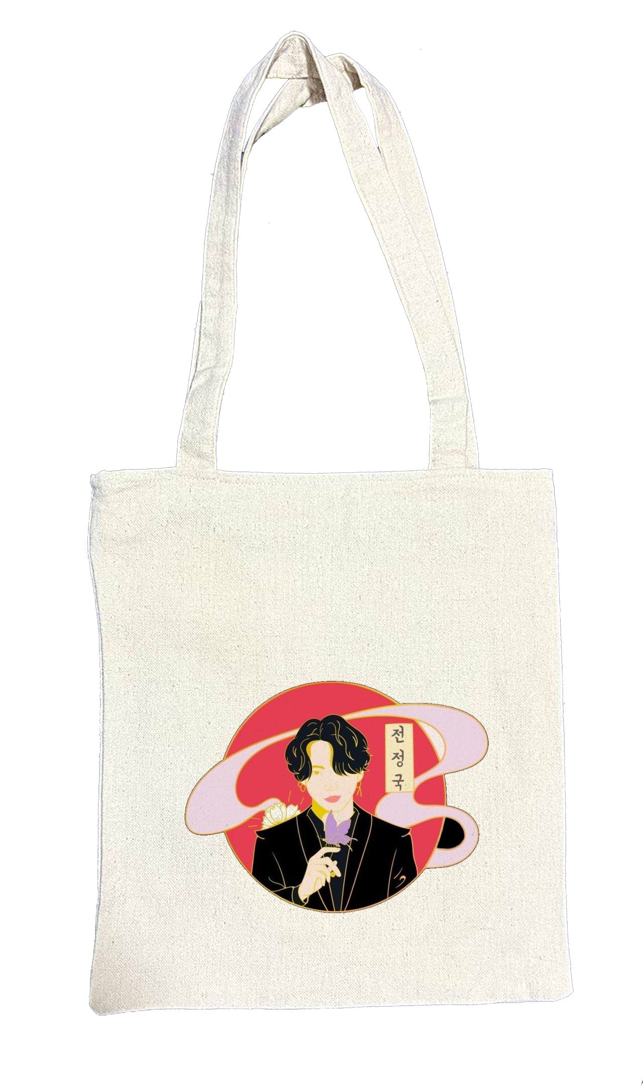 BTS tote bag beige 15