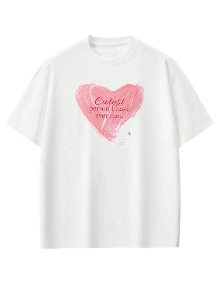 VaIentine coupIe t- shirt White 15