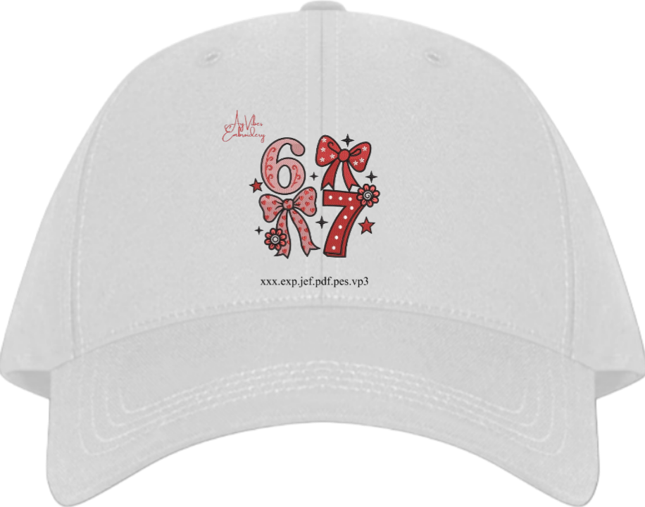 67 designs Baseball cap White 15