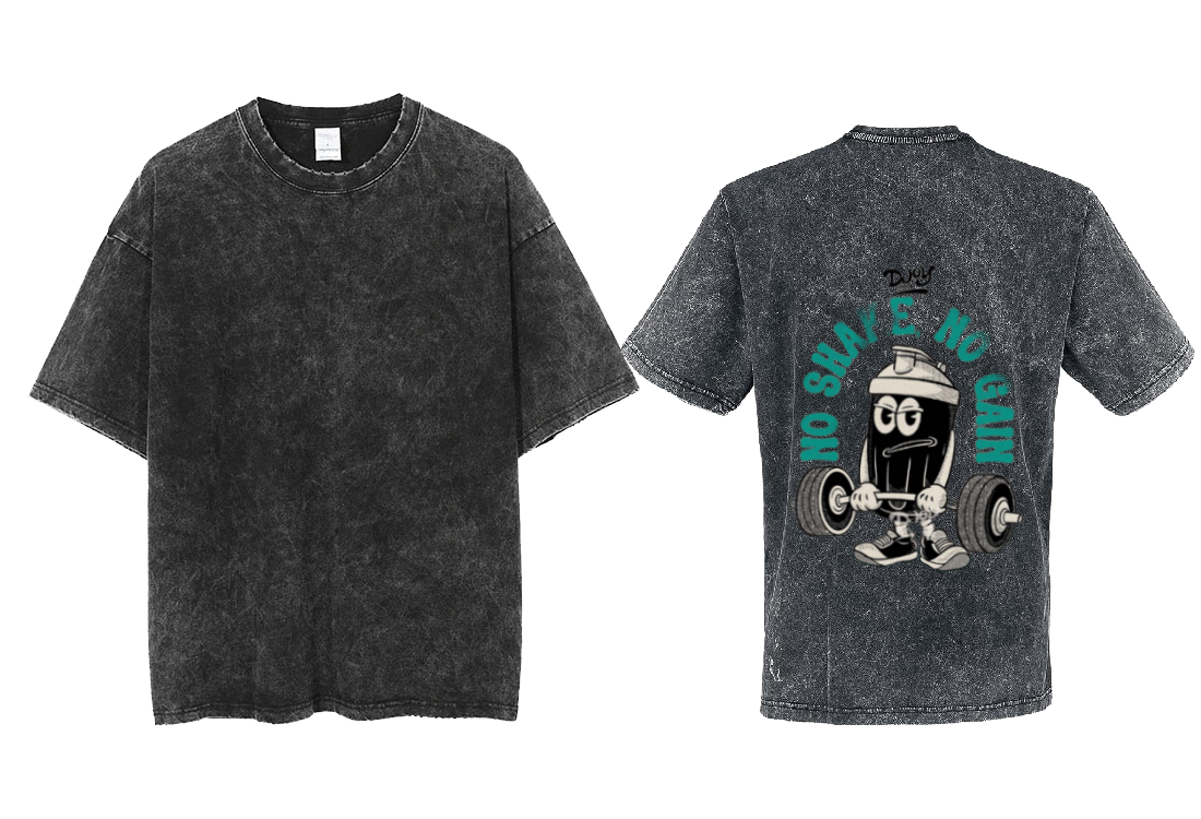 No Shake No Gain t- shirt One Size Washed Back 15