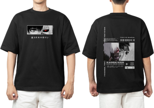 Tokyo ghoul t- shirt One Size Black Back 15