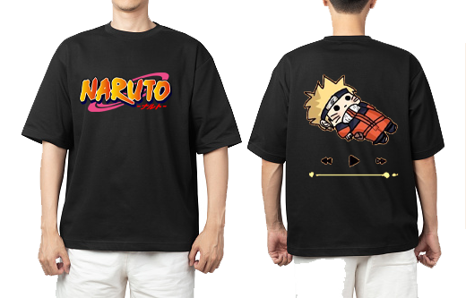 Naruto Shippuden t- shirt One Size Black Back 15