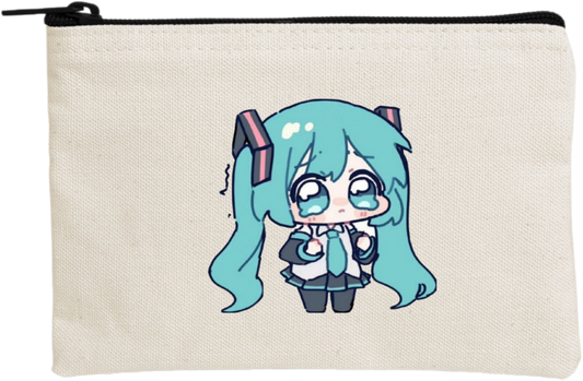 miku pencil case Beige 15