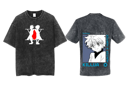 Hunter × Hunter t- shirt One Size Washed Back 15
