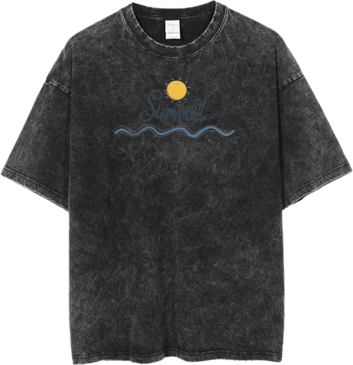 Summer Vibes One Size t- shirt Washed 15