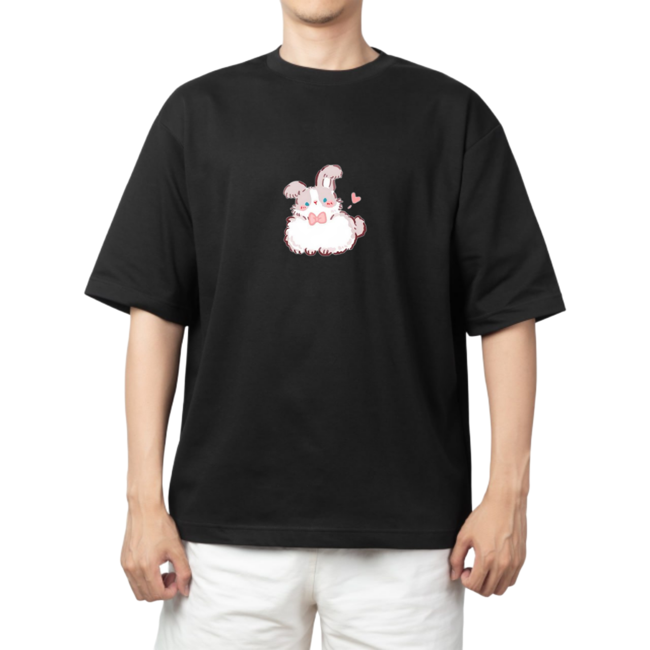 bunny One Size t- shirt Black 15