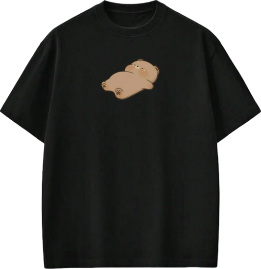 bear t- shirt Black  15