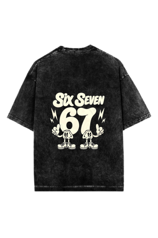 67 designs One Size t- shirt Washed Back 15