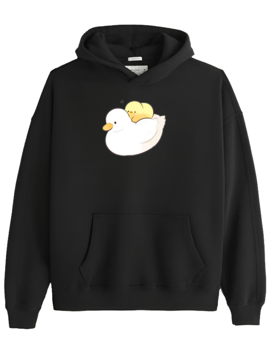 duck Oversize Hoodie Black 15