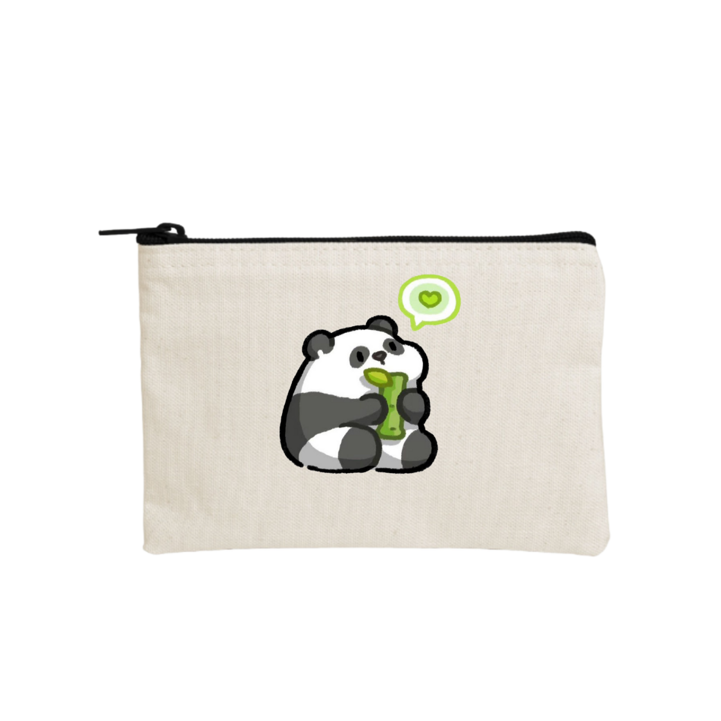 PANDA wallet pencil case Beige 15