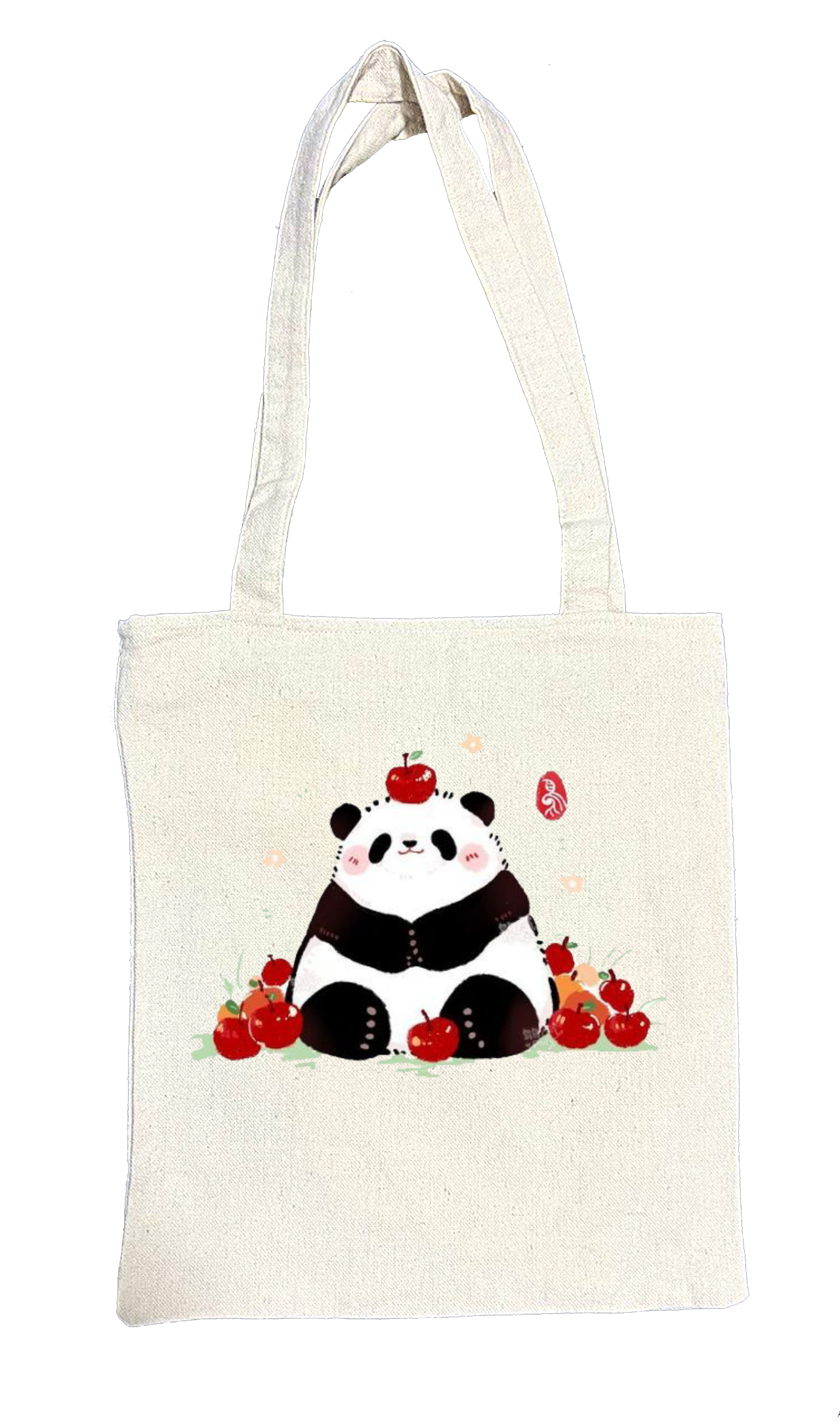 PANDA tote bag beige 15