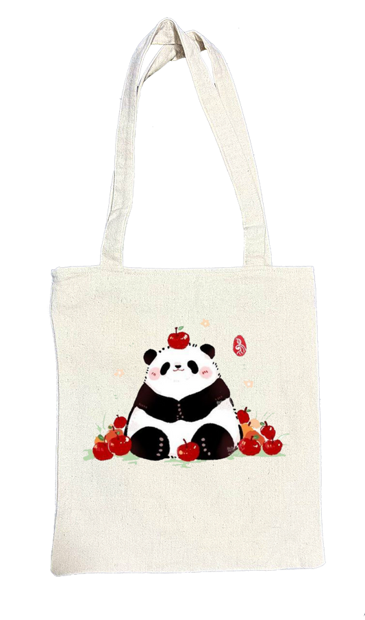 PANDA tote bag beige 15