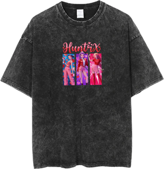 Hunterix kpop  t- shirt Washed  15