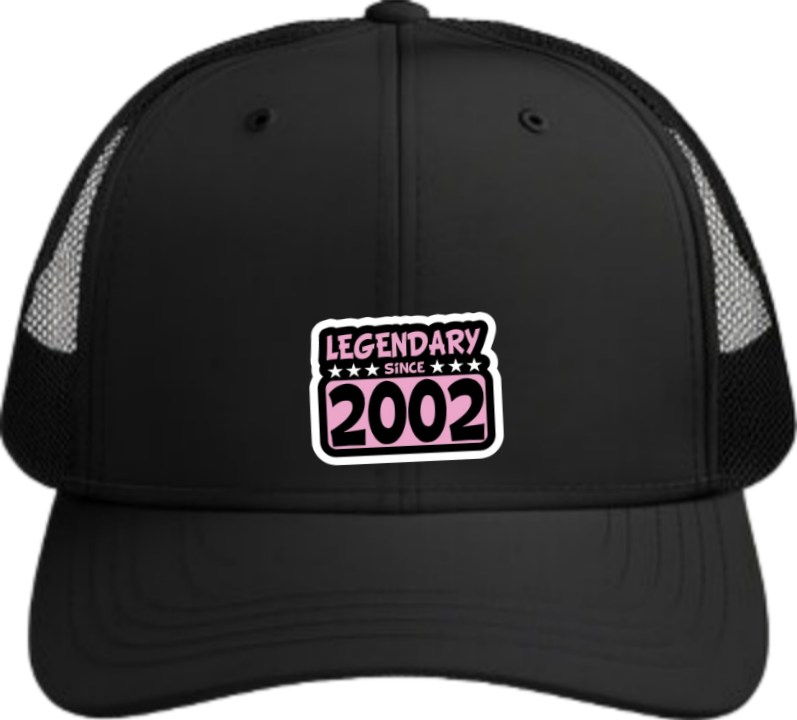 age Baseball cap Black 2002