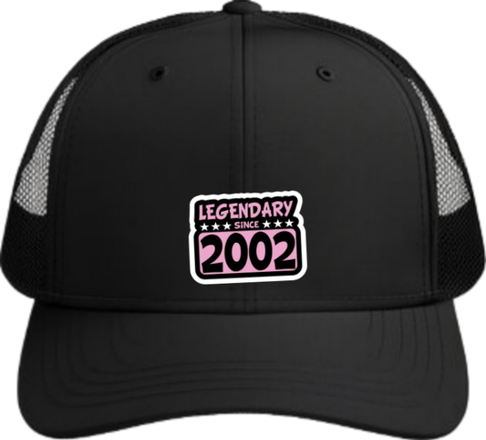 age Baseball cap Black 2002