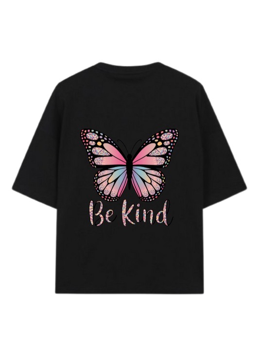 butterflies t- shirt Black Back 15
