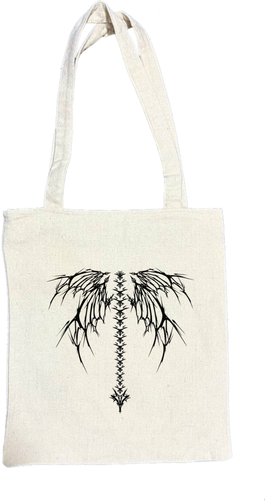 Goth tote bag Beige 23