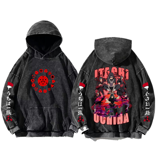 Naruto Shippuden One Size hoodie Washed Back 15