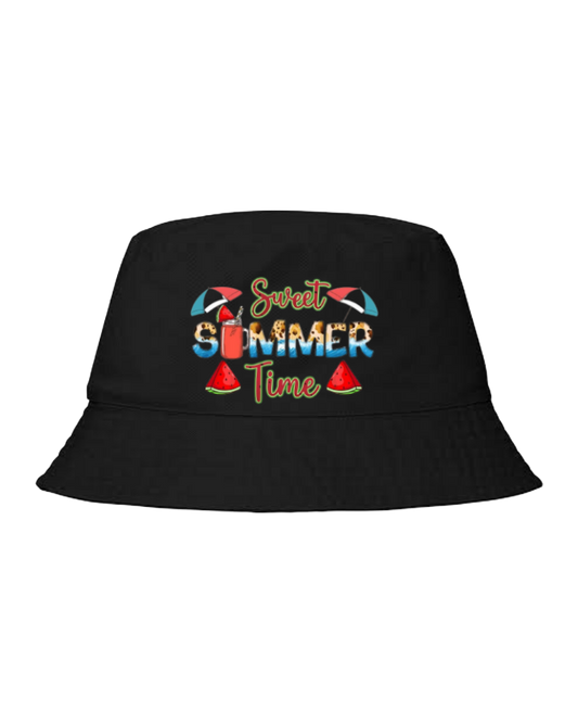 Summer Vibes Bucket hat Fishman hat cap Black 15