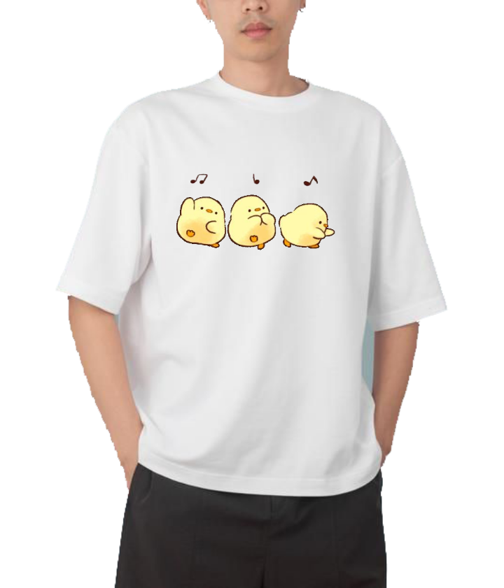 duck One Size t- shirt  White 15