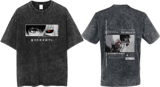 Tokyo ghoul t- shirt One Size Washed Back 15