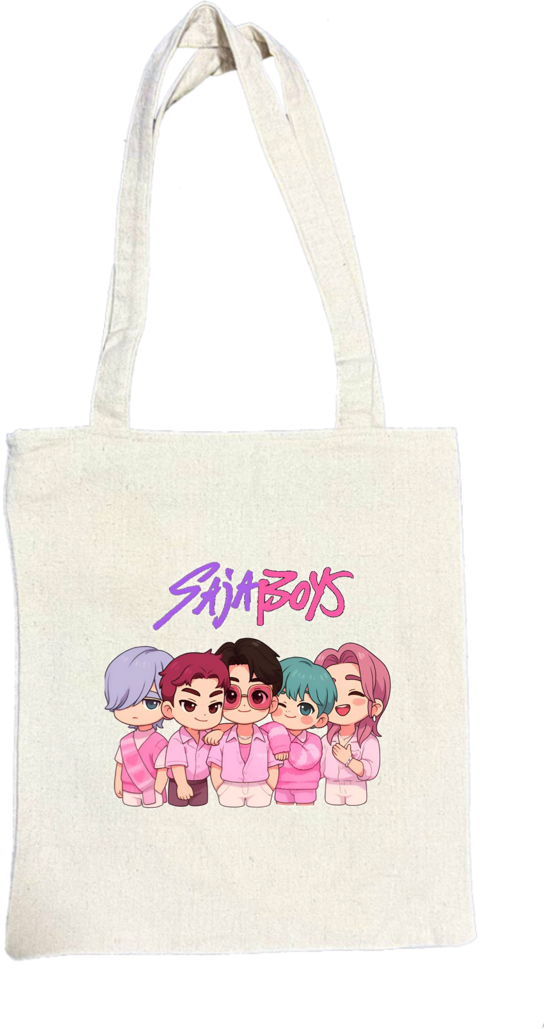 Hunterix kpop tote bag Beige 15