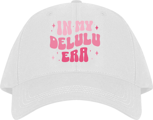 Baseball cap White IN MY DELULU ERA 15