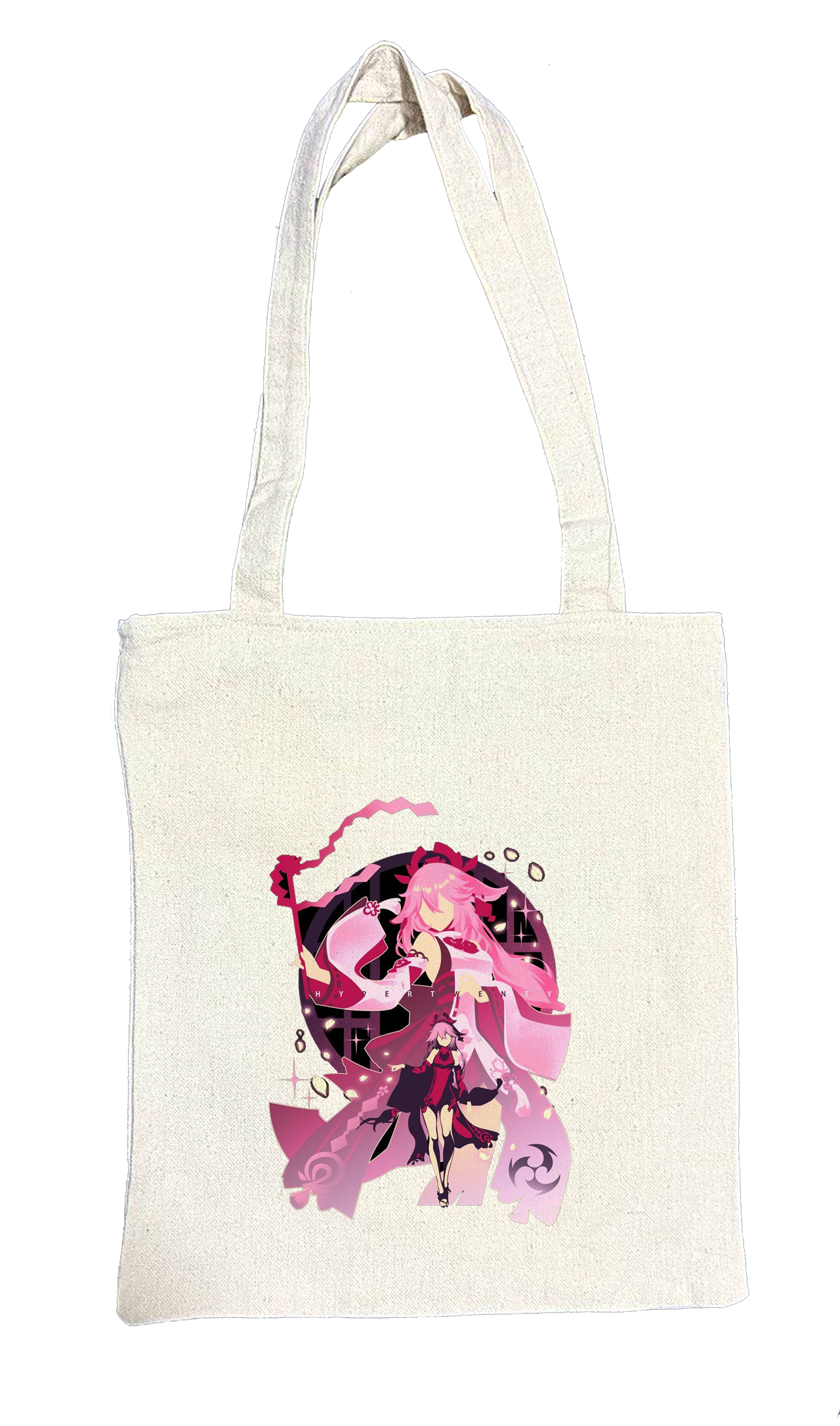 genshin impact Yae Miko tote bag beige 15