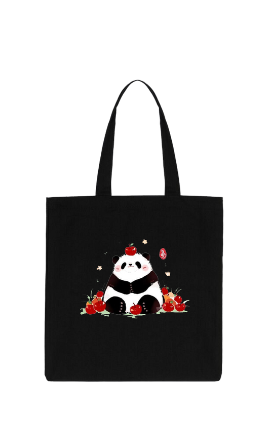 PANDA tote bag Black 15
