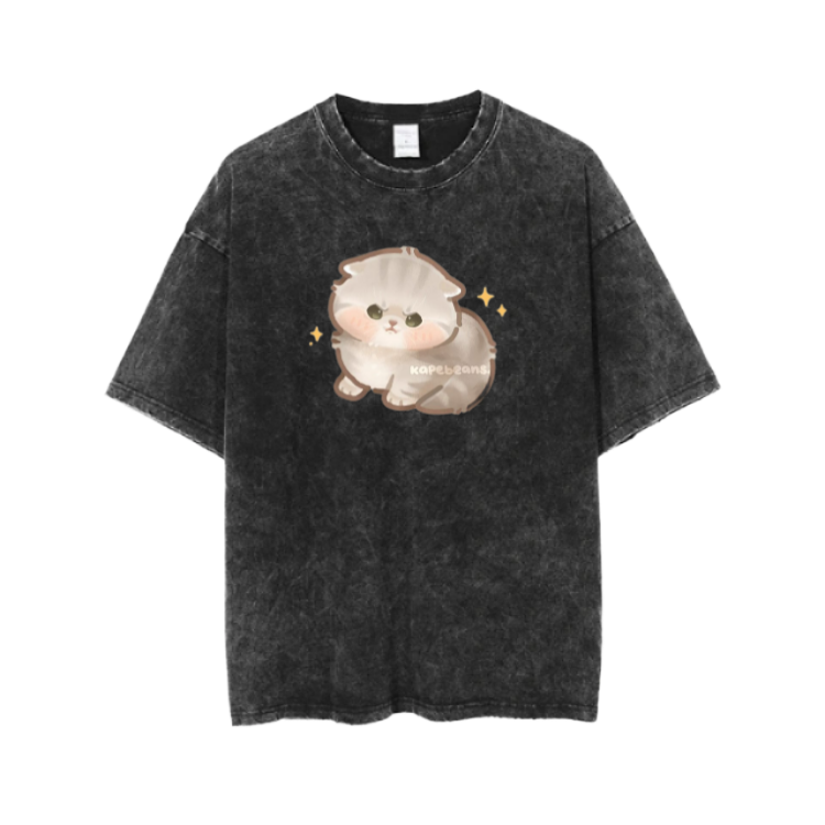 cat One Size t- shirt  Washed 15