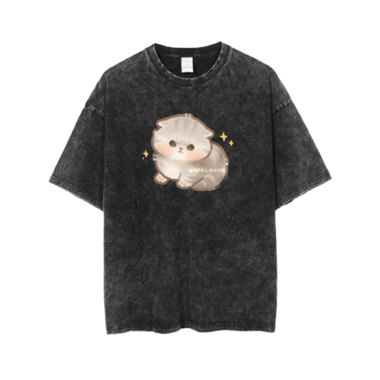 cat One Size t- shirt  Washed 15