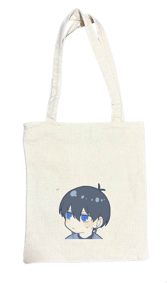 blue lock tote bag beige 15