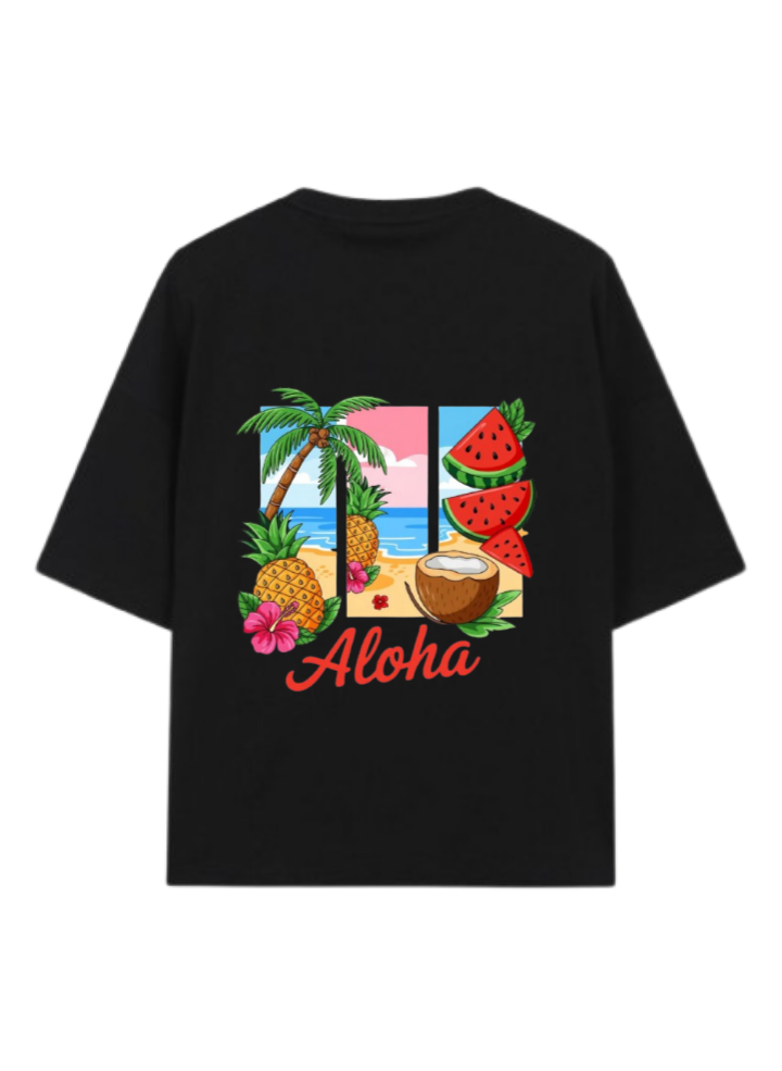 Summer Vibes t- shirt Black Back 15